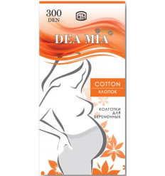 Теплые колготки для беременных «DEA MIA»,Cotton 300 den, цвет черный Теплые колготки для беременных «DEA MIA»,Cotton 300 den, цвет черный